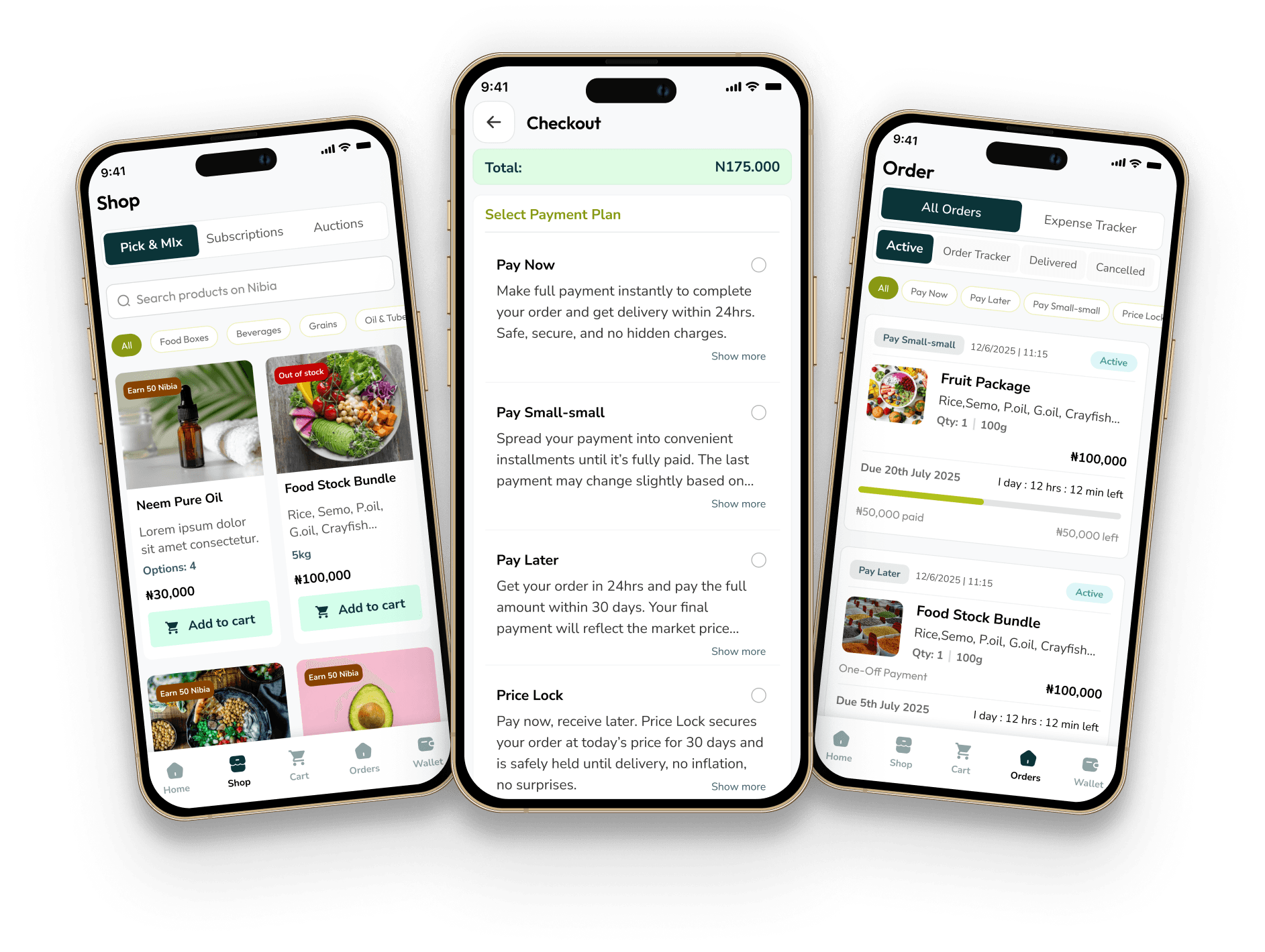 Nibia App Mockup